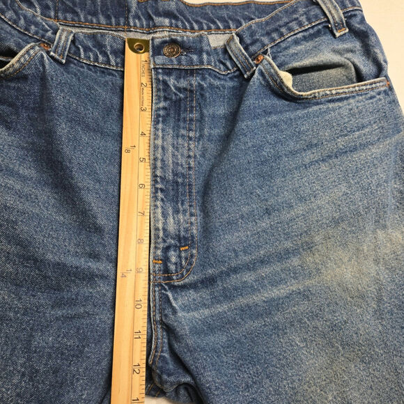 Levi's 550 Vintage Jeans Mens 36x32 Made In USA Relaxed Fit Orange Tab - Picture 8 of 9